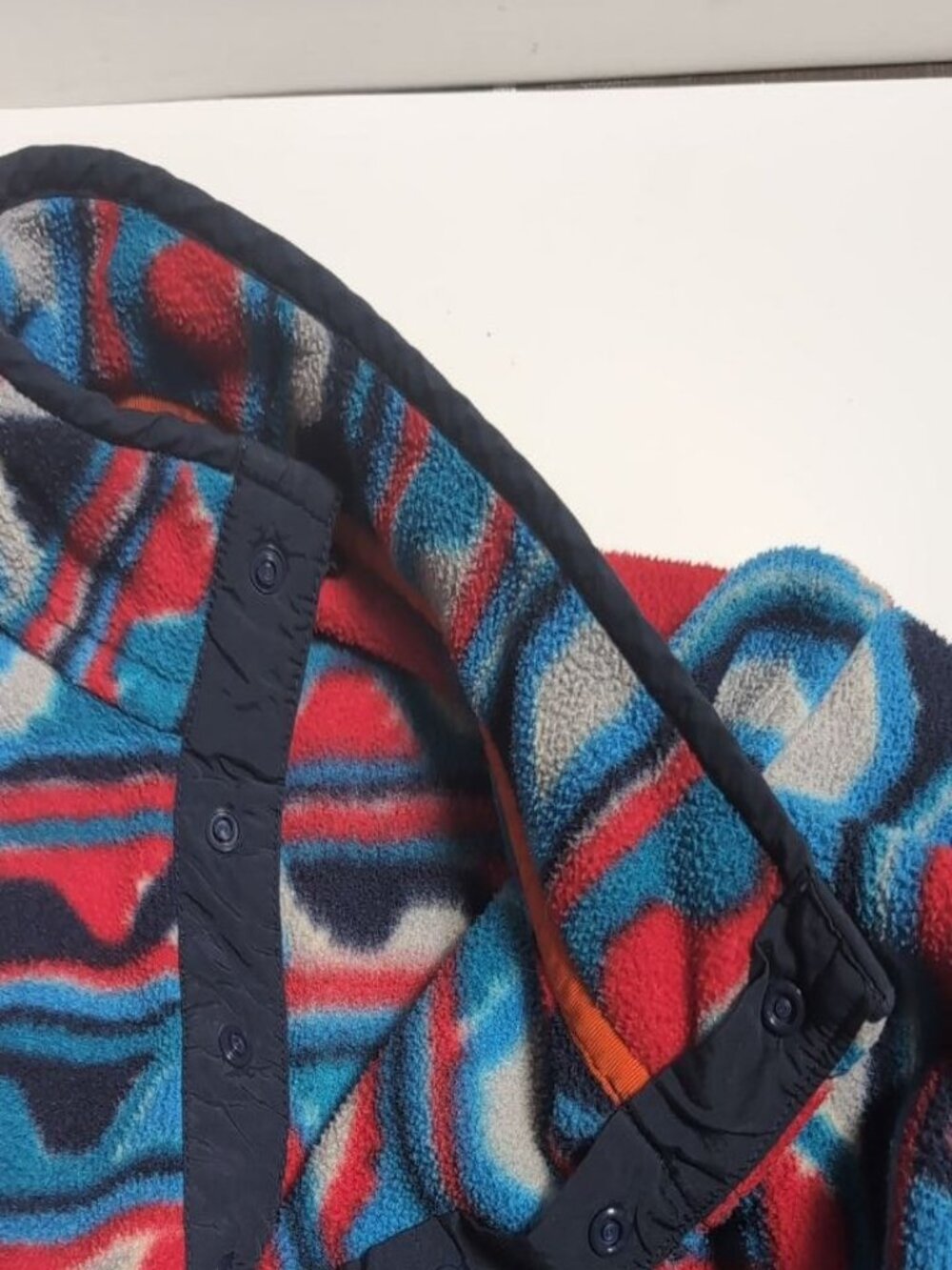 Patagonia Synchilla Snap-T Aztec Blue Delta Waves Pullover - Picture 4 of 12